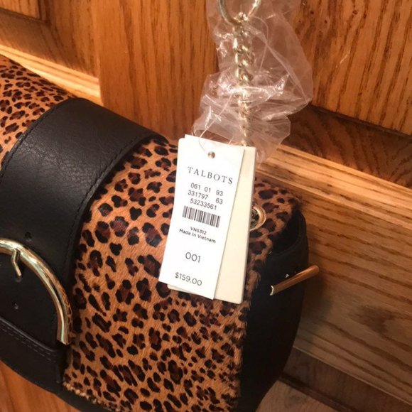 Talbots Animal Print Shoulder Bag - Picture 2 of 6